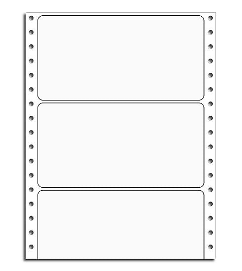 9818 Mailing Labels Continuous White...