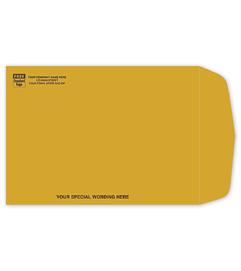 98700 Kraft Booklet Envelope 7...