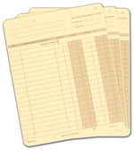 99 One Write Ledger Cards 7 3/8 x 9 1/4