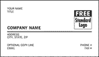 BC700-GL4 Premier Business Cards 1 or 2 inks colors premium stocks 3 1/2 x 2"