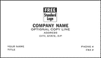 BC700-TL2 Premier Business Cards 1 or 2 inks colors premium stocks 3 1/2 x 2"