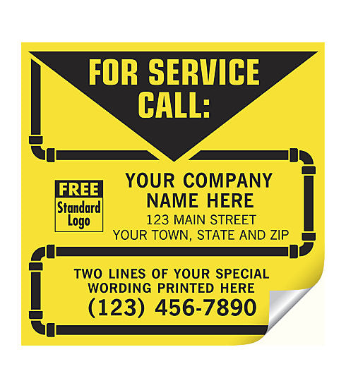 CL14 Contractor Service Labels With...