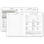 D103 Four Page Dental Exam Record Without Treatment Plan 11 x 17"