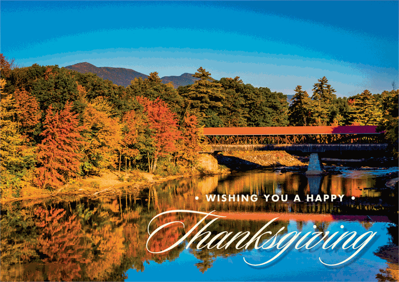 D2624 Mountain View Thanksgiving Greeting...