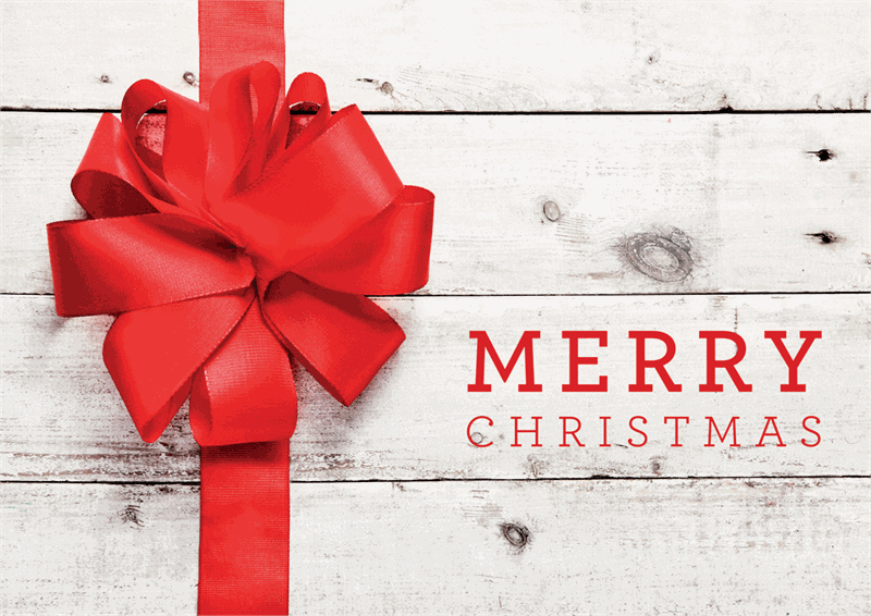 D2635 Rustic Gift Christmas Greeting...