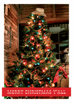 D2653 Merry Christmas Y'all Holiday Greeting Cards 5 5/8 x 7 7/8"