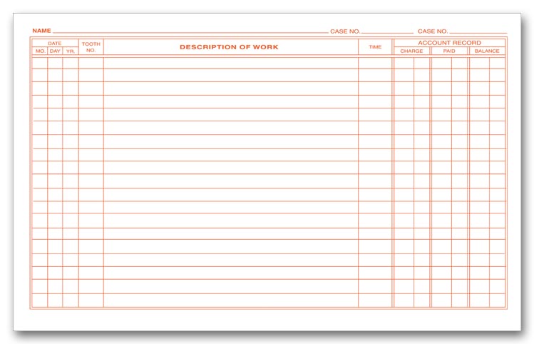 D58 Dental Continuation Exam Records...