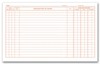 D58 Dental Continuation Exam Records 2 Sided Card Style 5 x 8"
