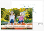 D9006 Fully Customizable Flat Photo Cards Horizontal 7 7/8 x 5 5/8"