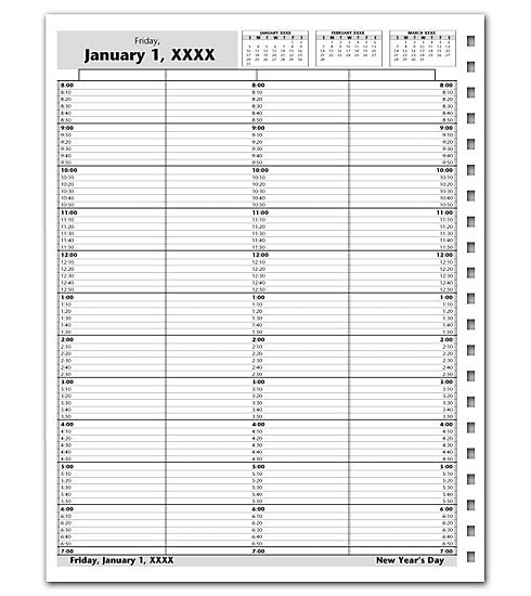 DAY11 DayScan4 Column Looseleaf Pages...