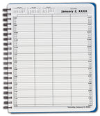 DAY4 DayScan 4 Column Wirebound Book 15 Minute Intervals 8am-8pm 8 1/2 x 11"