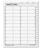 DAY9 DayScan 4 Column Looseleaf Book 10 Minute Intervals 7am-6pm 8 1/2 x 11