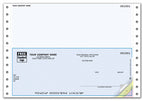 DCB103 Continuous 6 1/2" Checks Compatible with Peachtree 9 1/2 x 6 1/2"