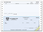DCB201 Continuous Bottom Accounts Payable Check Compatible with Great Plains 9 1/2 x 7"