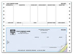 DCB212 Continuous Bottom Accounts Payable Check 9 1/2 x 7"