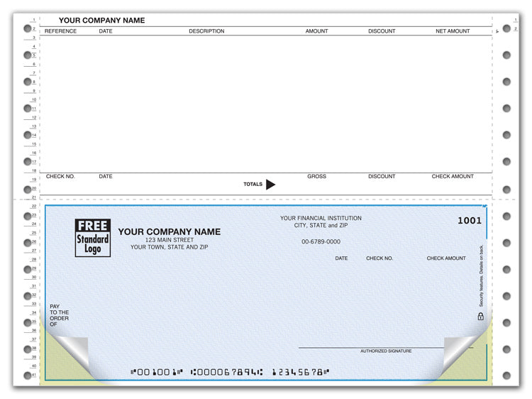 DCB215 Continuous Bottom Accounts Payable...