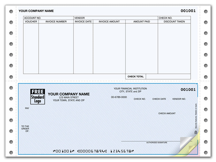 DCB223 Continuous Bottom Accounts Payable...
