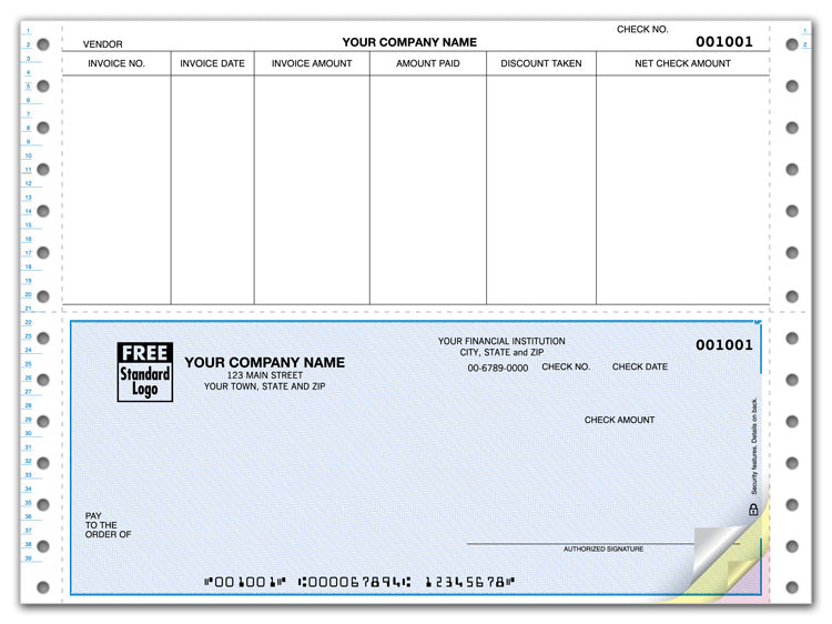 DCB228 Continuous Bottom Accounts Payable...