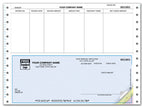DCB228 Continuous Bottom Accounts Payable Checks 9 1/2 x 7"