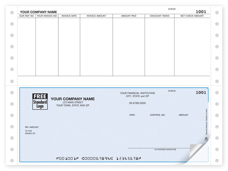 DCB236 Continuous Bottom Accounts Payable...