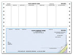 DCB240 Continuous Bottom Accounts Payable Checks 9 1/2 x 7"