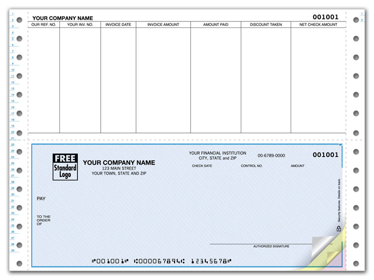 DCB252 Continuous Bottom Accounts Payable...