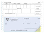 DCB301 Continuous Bottom Payroll Check 9 1/2 x 7"