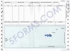 DCB308 Continuous Bottom Payroll Check 9 1/2 x 7"