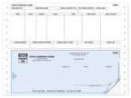 DCB318 Continuous Bottom Payroll Check 9 1/2 x 7"