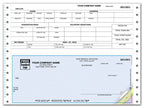 DCB319 Continuous Bottom Payroll Check 9 1/2 x 7"