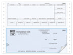 DCB346 Continuous Bottom Payroll Check 9 1/2 x 7"