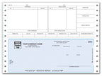 DCB368 Continuous Bottom Payroll Check 9 1/2 x 7"