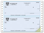 DCC157 Continuous 3 1/2" Unlined Check QuickBooks Compatible 9 1/2 x 3 1/2"