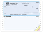 DCT154 Continuous Top Checks QuickBooks Compatible Unlined 9 1/2 x 7"