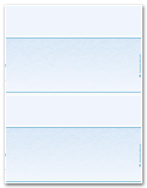 DL2V836 Laser 2-Up Check Blank...