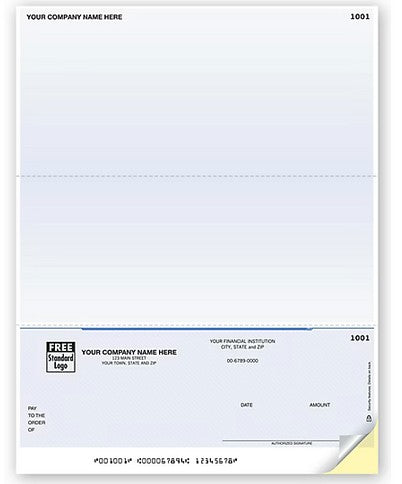 DLB162 Laser Bottom Multi Purpose Check 8 1/2 x 11"