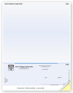 DLB163 Laser Bottom Multi-Purpose Check 7.5" Voucher 8 1/2 x 11"