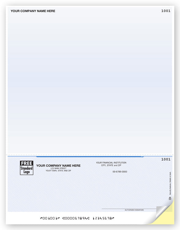 DLB368 Laser Bottom Payroll Checks...