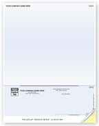 DLB368 Laser Bottom Payroll Checks 7.5" Voucher 8 1/2 x 11"