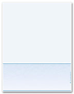 DLBV821 Laser Bottom Blank Check Stock 7.5" Voucher 8 1/2 x 11"