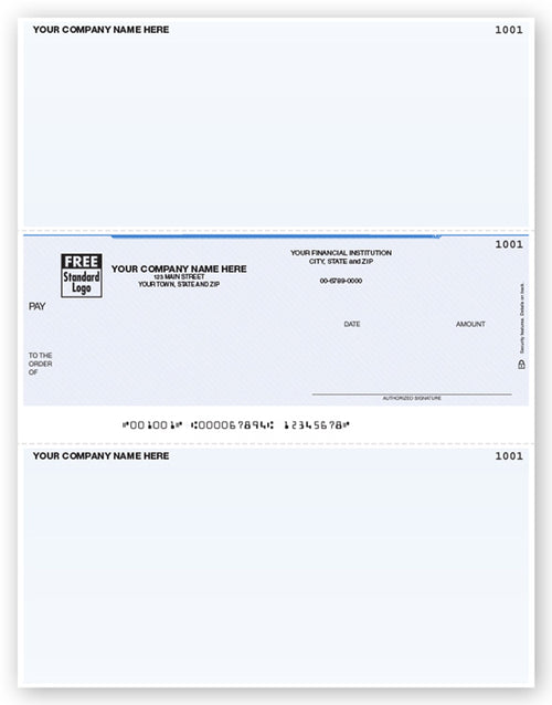 DLM109 Laser Middle Multi-Purpose Check 8 1/2 x 11"