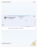 DLM140 Laser Middle Multi Purpose Checks 8 1/2 x 11"
