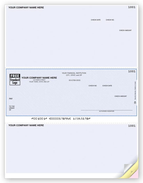 DLM150 Laser Middle Trust Check 8 1/2 x 11"