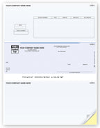 DLM201 Laser Middle Accounts Payable Check Compatible with Sage/Peachtree 8 1/2 x 11"