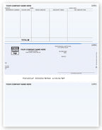 DLM203 Laser Middle Accounts Payable Check 8 1/2 x 11"