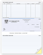 DLM255 Accounts Payable Laser Middle Checks ACCPAC Compatible 8 1/2 x 11"