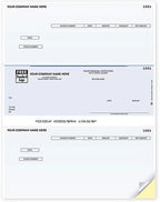 DLM229 Laser Middle Accounts Payable Check Compatible with Sage/Peachtree 8 1/2 x 11"