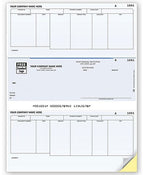 DLM235 Laser Middle Accounts Payable Check 8 1/2 x 11"