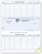 DLM268 Laser Middle Accounts Payable Check 8 1/2 x 11"