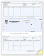 DLM276 Laser Middle Accounts Payable Checks 8 1/2 x 11"